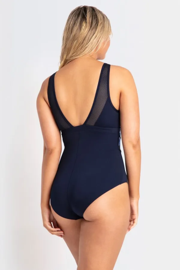 POOLPROOF - Hibiscus Taped High Neck Mastectomy 1-Piece