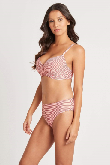 SEA LEVEL - Sea Level - Positano Cross front moulded underwire bikini top