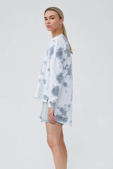 Jac + Mooki Priscilla Sweat Top - Vintage Sage Tie Dye
