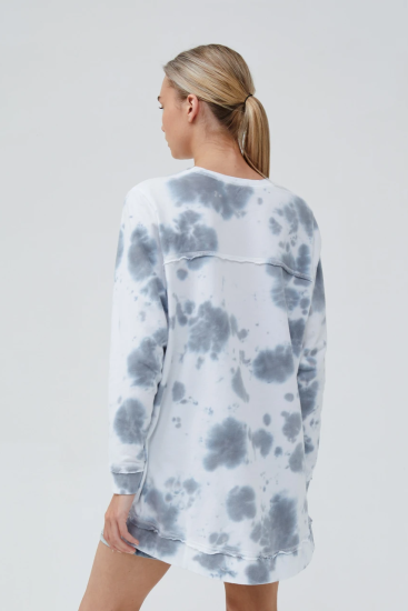 Jac + Mooki Priscilla Sweat Top - Vintage Sage Tie Dye