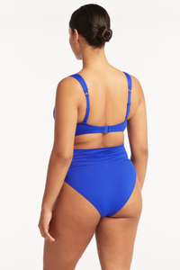 SEA LEVEL Essentials Wrap High Waist Pant - Cobalt