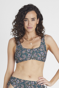 Heaven - Steph Crop Top with soft removable cups and fixed back.
