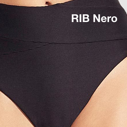 MILÉA - Mini Rib Fixed Tri Bra Bikini Top