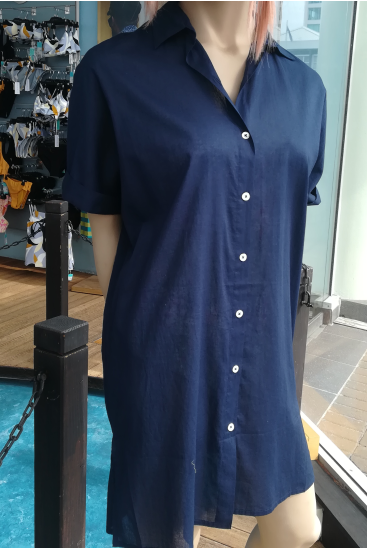 NICE THINGS - Cotton Beach Tunic Shirt/Dress