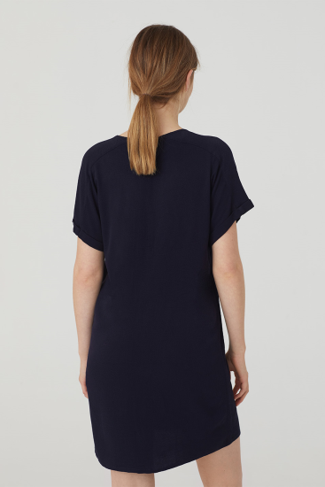 NICE THINGS - Twill Seams Dress - Navy, Turquoise or Green