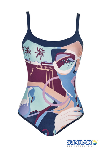 SUNFLAIR - Art Deco Swimsuit 22068