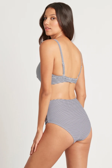 SEA LEVEL - Positano Stripe High Waist gathered pant