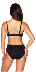 SEA LEVEL - Essentials Mid Bikini Pant - Black